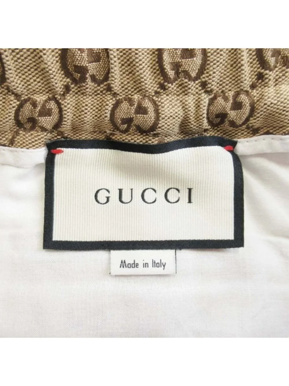Gucci GG Cotton Canvas Jogging Pants Trousers Beige 46